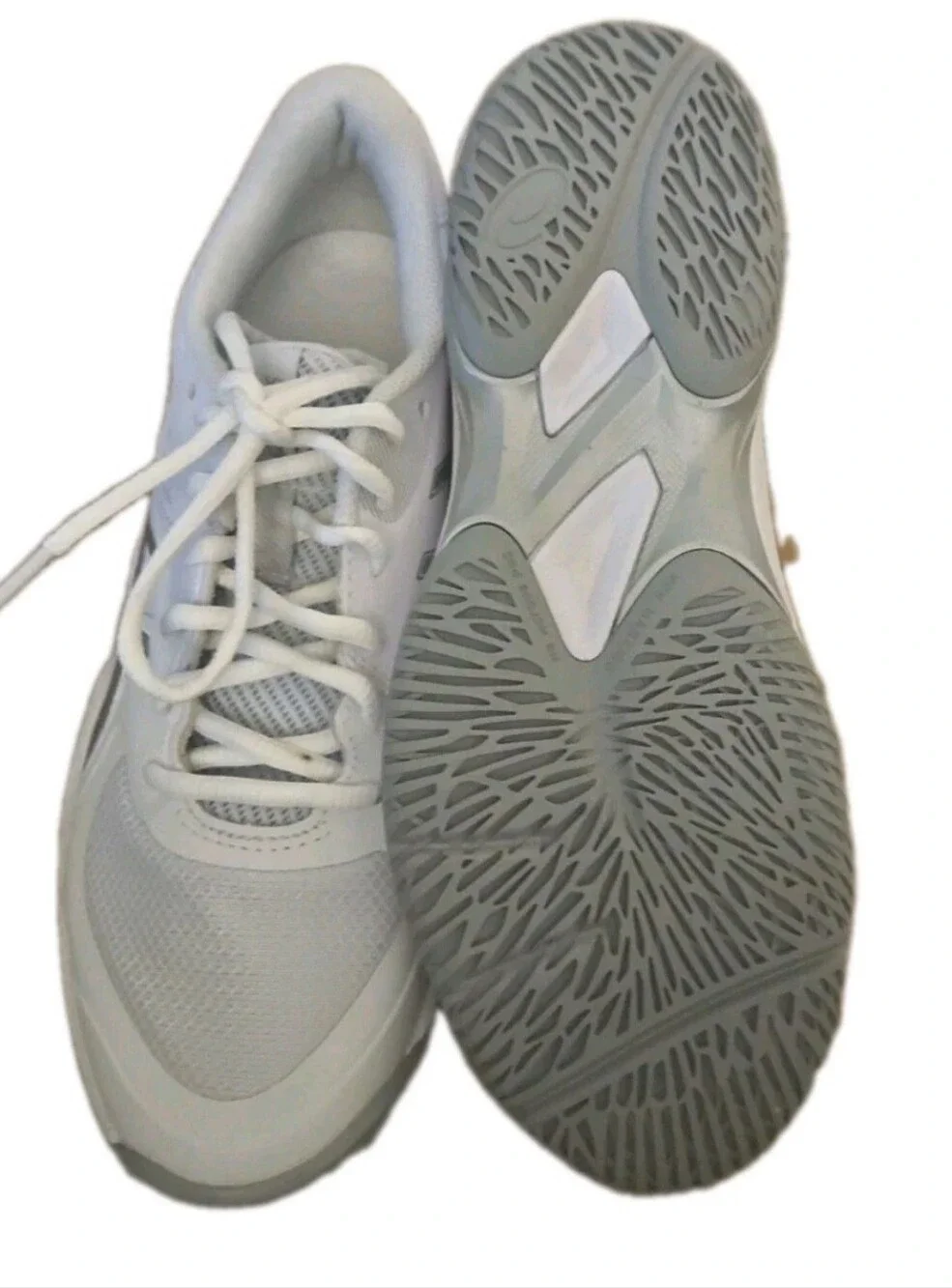 ASICS Game FF Women’s 8.5 Tennis Shoes White Pure Silver NWOB